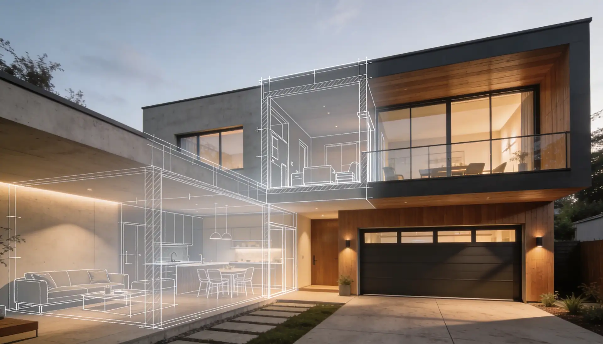 Contemporary wood-clad home design in Central Scotland