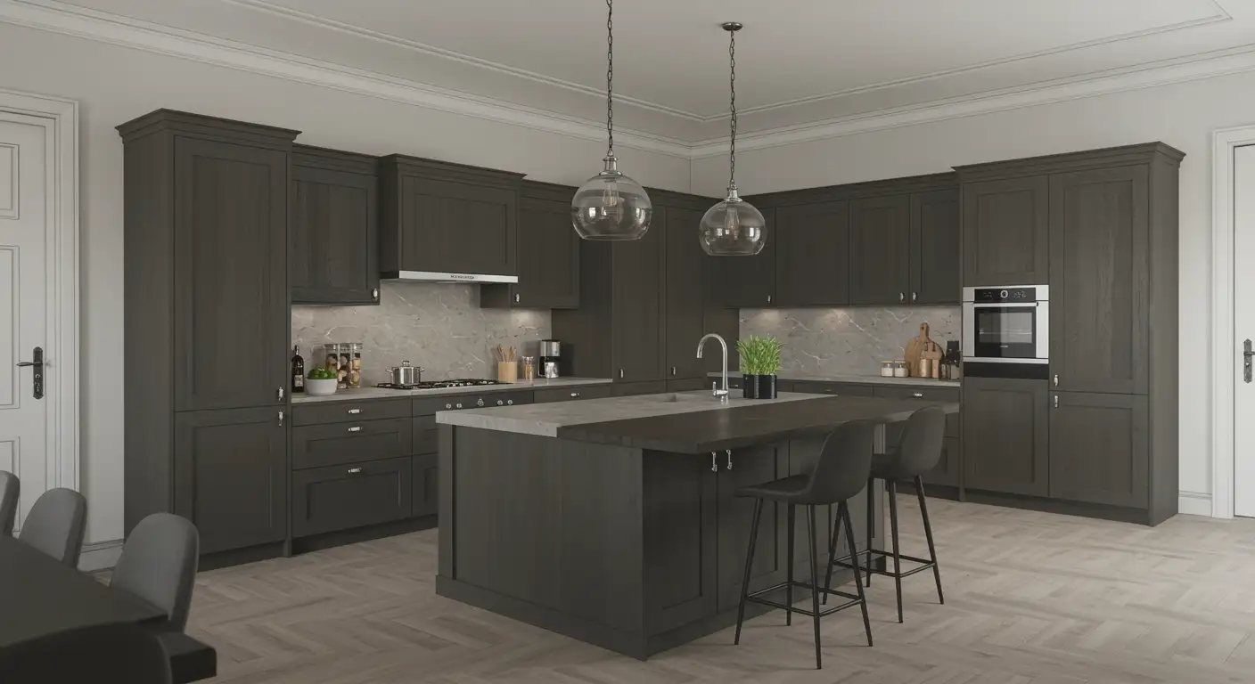 High-spec kitchen installation in a new build Central Scotland home